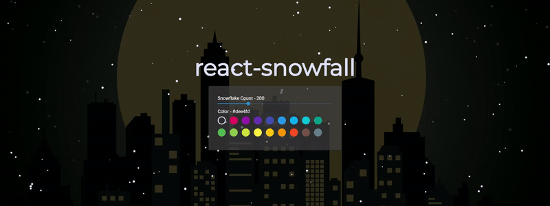 React Snowfall